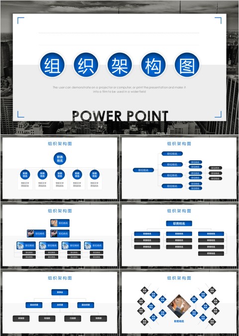 企业组织结构图ppt组织架构图