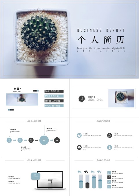 个人简历自我介绍工作体会PPT