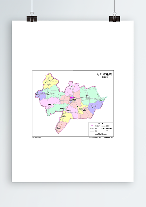 沧州市地图（交通版）高清PDF版