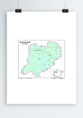 雄安新区地图（水系交通版）高清PDF版