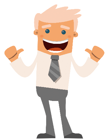 男人竖拇指领带职场经理图案