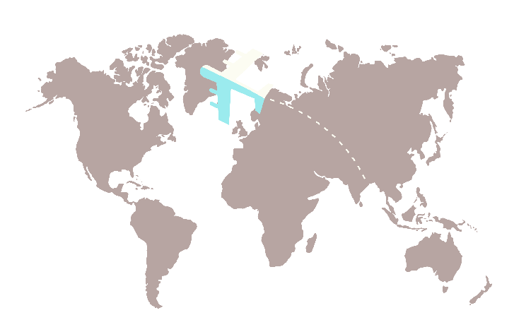 矢量一部分世界地图