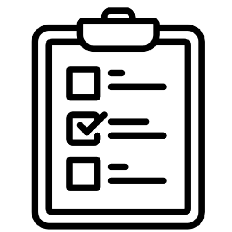 简洁的考试卷图标