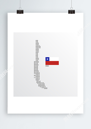 Chile地图Ai锚点地图数据信息分布图