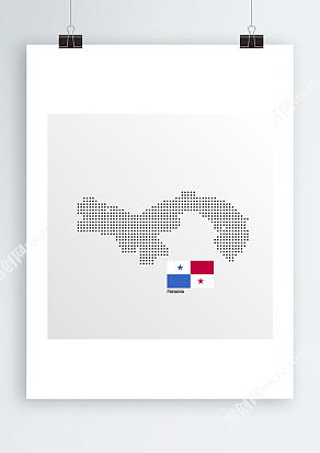 Panama地图Ai锚点地图数据信息分布图