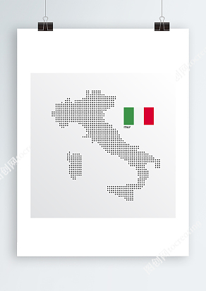 意大利Ai锚点地图数据信息图表