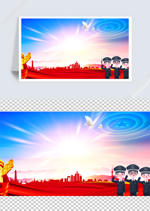 高清警察背景图片