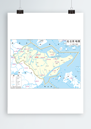 北仑区政区图（高清EPS版）
