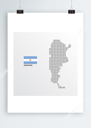 阿根廷地图Ai锚点信息分布图