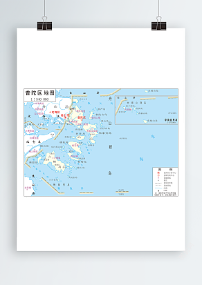 普陀区政区图（高清EPS版）