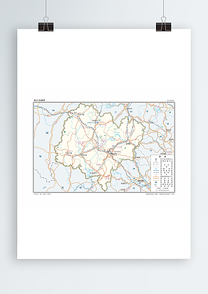 龙岩市地图_基本要素版（高清PDF版）