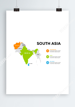 南亚国家ai地图