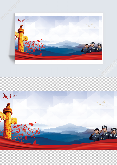 高清警察背景图片