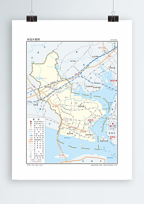 海沧区地图_基本要素版 （高清PDF版）