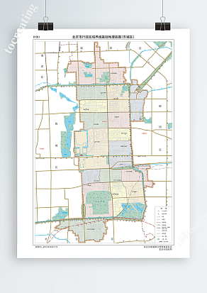 东城区行政区域图