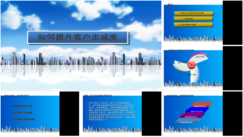 如何提升客户忠诚度酒店管理培训PPT模板