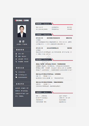 产品经理求职简历