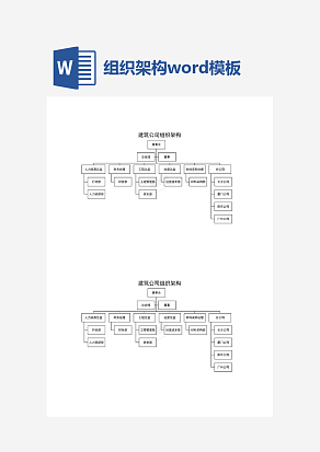 跨国建筑公司组织架构
