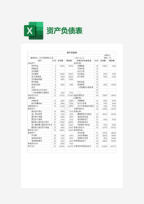 兴兴有限责任公司资产负债表