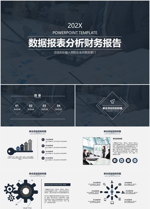 数据报表分析财务报告