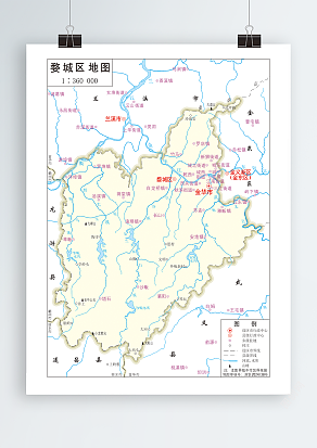 婺城区政区图（高清EPS版）