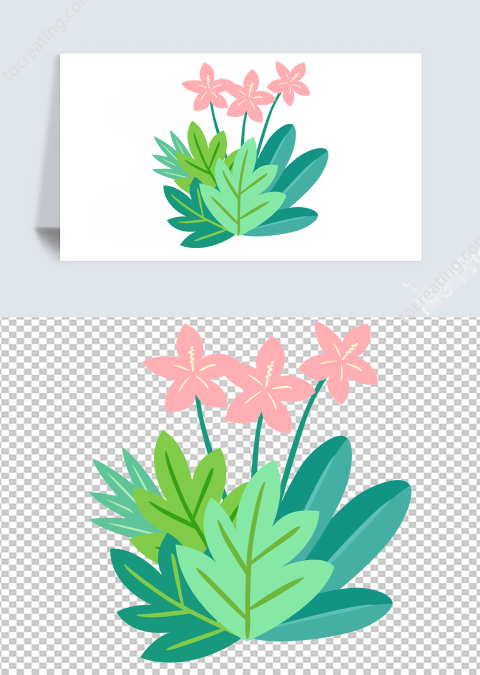 清明节绿色植物