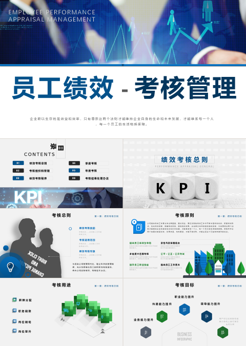 企业员工考核管理PPT模板